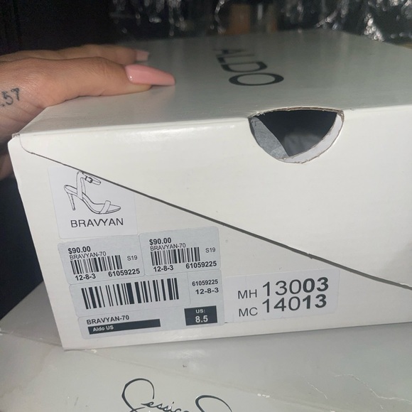 Also white strappy heels - Picture 4 of 4